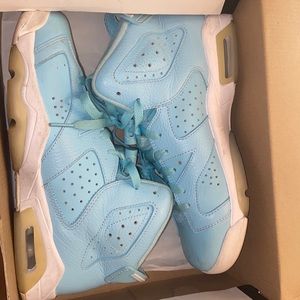 air jordan 6 still blue